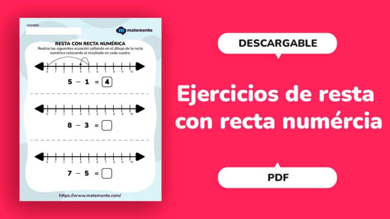 Ejercicios De Resta Con Recta Num Rica Desc Rgalos Ahora