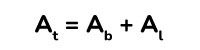 Formula del area total del prisma triangular