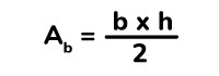 formula calcular area de la base prisma triangular