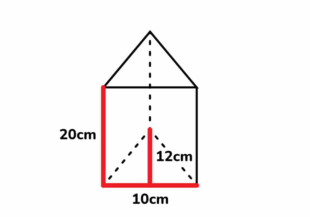 volumen de un prisma triangular ejercicio