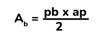 Fórmula área de la base de un prisma pentagonal