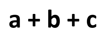 Formula del perímetro de un triángulo: