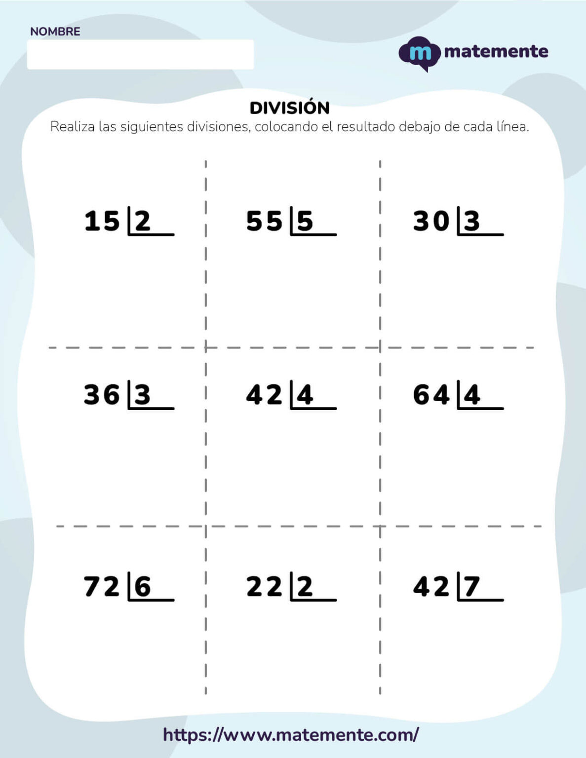 90 Ejercicios De Divisiones Para Cuarto Grado ¡imprimir