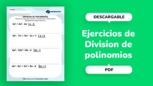 12 Ejercicios De División De Polinomios