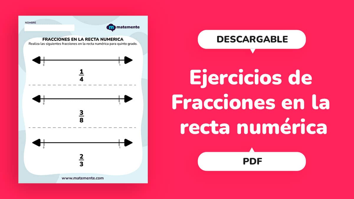 9 Ejercicios De Fracciones En La Recta Numérica Pdf 5535