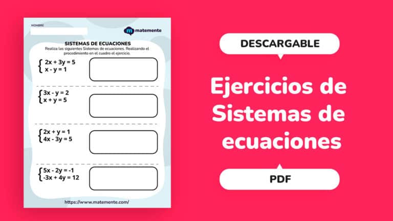 12 Ejercicios De Sistemas De Ecuaciones 1697