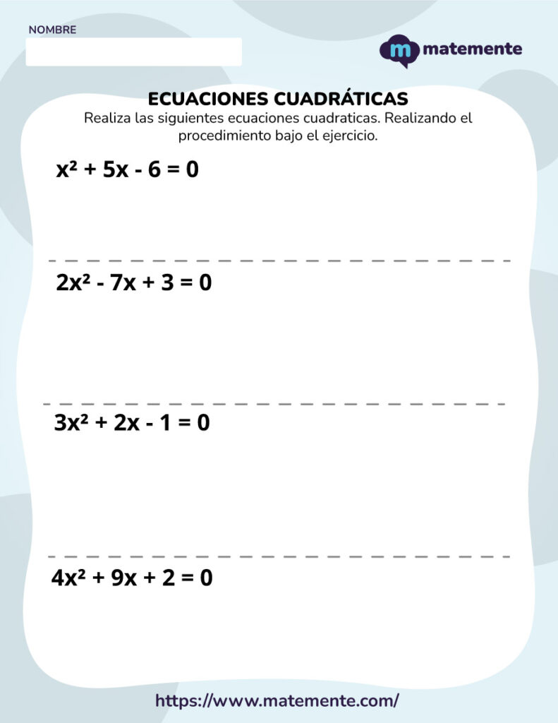 ejercicios-de-ecuaciones-cuadraticas